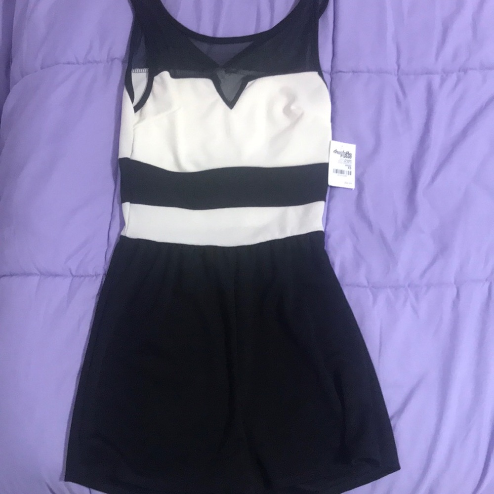 Black and White Romper